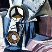 Harbor Entrance - 1954 - Watercolor - 18 x 27.