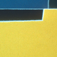 Square in Square, Yellow Center - 1981 - Acrylic on Canvas.
