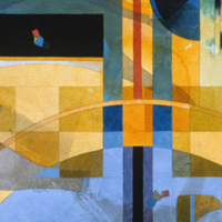 Deco in Salubrity - 1995 - Watercolor.