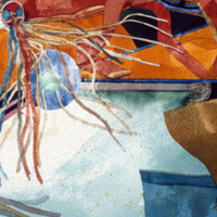 Kiowa War Bonnet - 1993 - Watercolor.